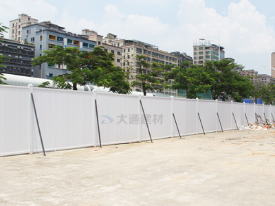 市政標準PVC圍擋2米高白色款規格介紹